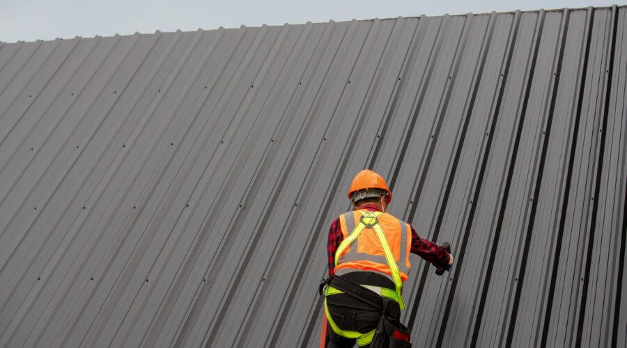 Professional metal roof installation services in Westport, TN